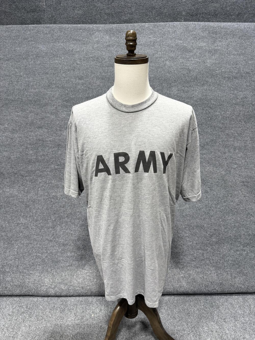 Army Shirt Mens XL Gray Physical Fitness PT Logo Graphic T-Shirt Tee Unicor